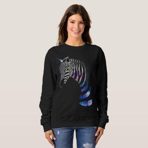 Zebra Animal Stripes Feathers, Sweatshirt