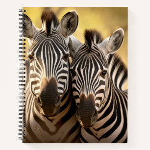 Zebra Animal Wild Beauty Freedom Wilderness Nature Notizbuch