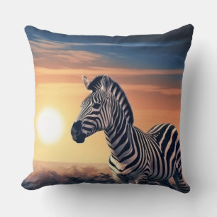 Zebra Animal Wildlife Wilder Wilde Kissen