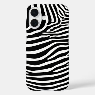 Zebra Animalprint iPhone 16 Hülle