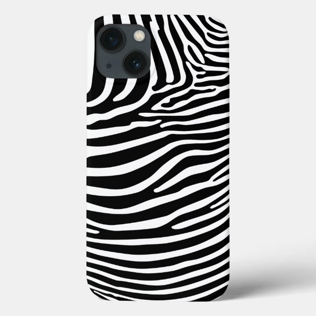 Zebra Animalprint Case-Mate iPhone Hülle (Rückseite)