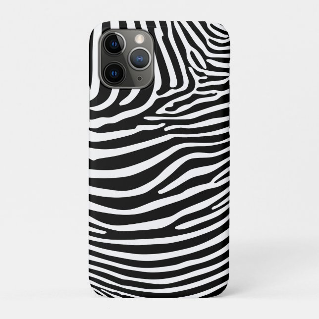 Zebra Animalprint Case-Mate iPhone Hülle (Rückseite)
