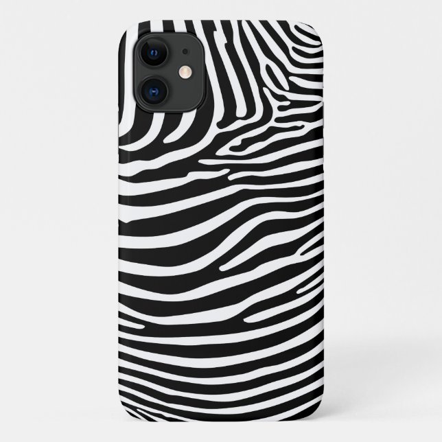 Zebra Animalprint Case-Mate iPhone Hülle (Rückseite)