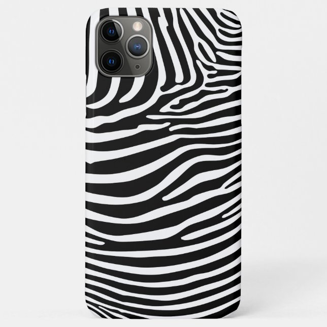 Zebra Animalprint Case-Mate iPhone Hülle (Rückseite)