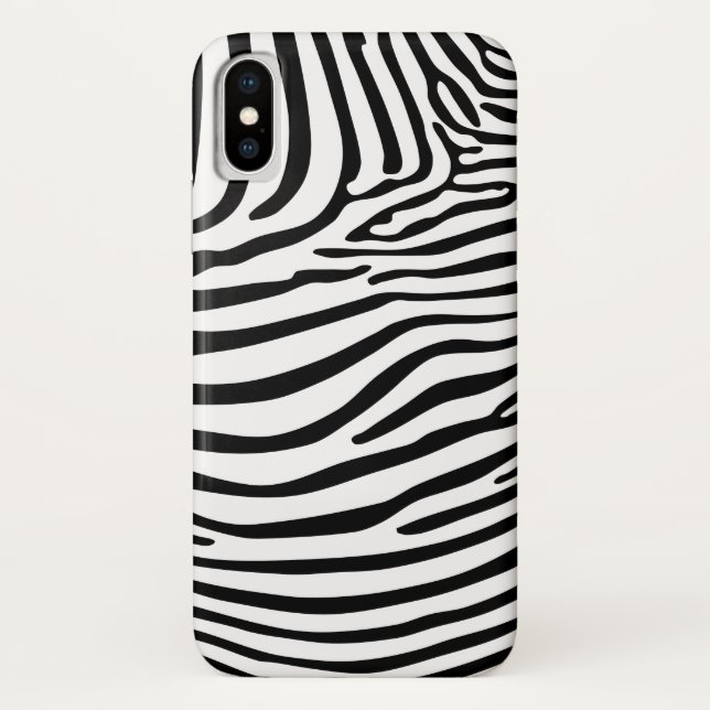 Zebra Animalprint Case-Mate iPhone Hülle (Rückseite)