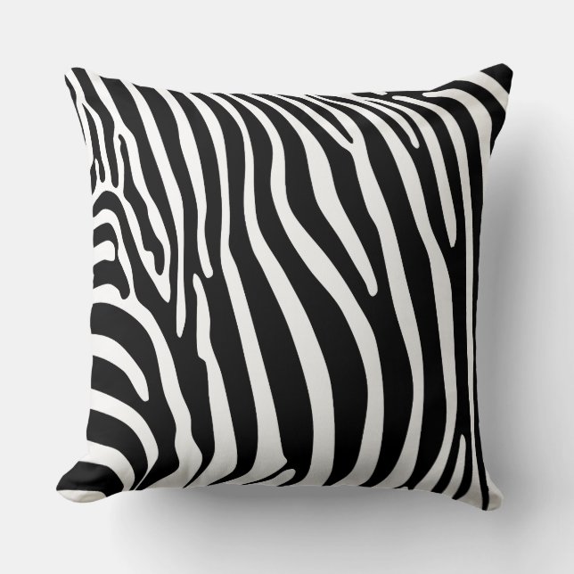 Zebra Animalprint Kissen (Vorderseite)