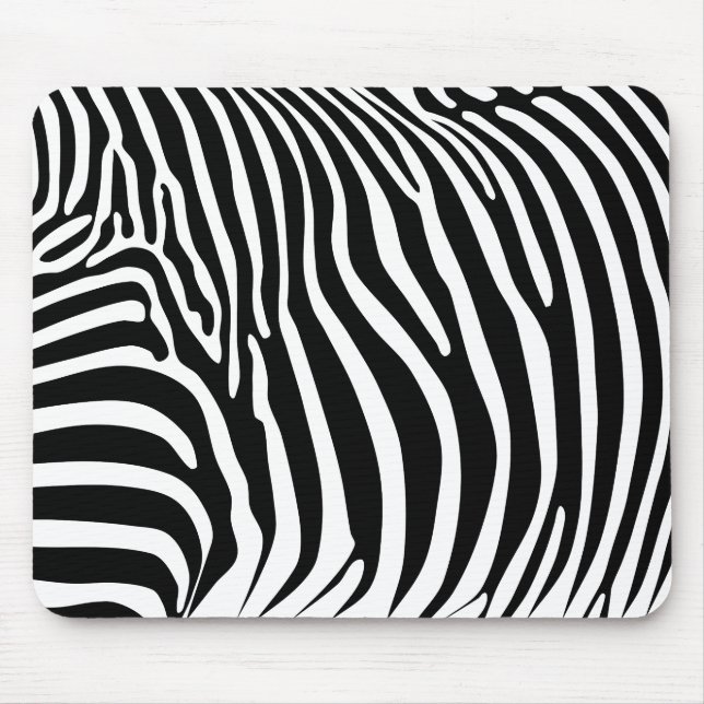 Zebra Animalprint Mousepad (Vorne)