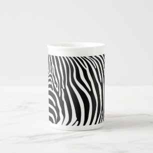 Zebra Animalprint Prozellantasse