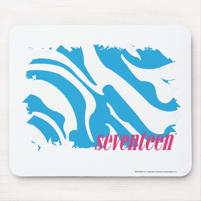 Zebra-Aqua 4 Mousepad (Vorne)