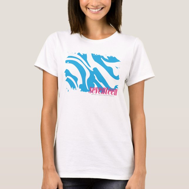 Zebra-Aqua 4 T-Shirt (Vorderseite)