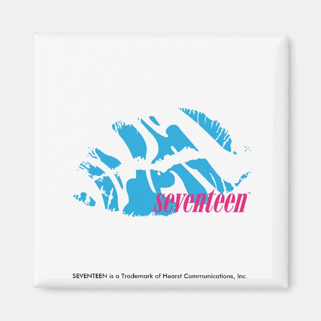 Zebra Aqua Magnet (Vorne)