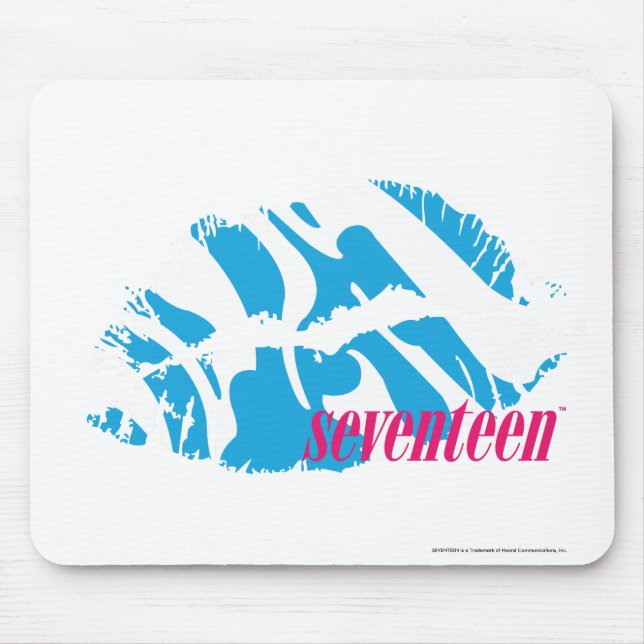Zebra-Aqua Mousepad (Vorne)