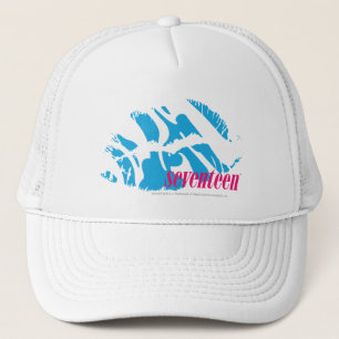 Zebra-Aqua Truckerkappe