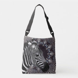 Zebra-Art Cross-Leichensack Tragetaschen Mit Langen Trägern