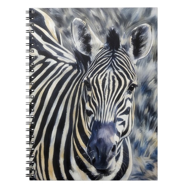 Zebra Art Journal-Notebook Notizblock (Vorderseite)
