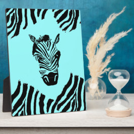 Zebra Art Plaque Fotoplatte