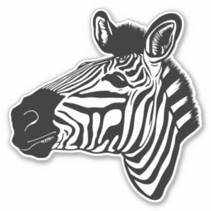 Zebra Aufkleber
