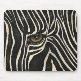 Zebra-Auge Mousepad
