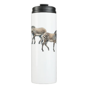 Zebra auslaufsichere Thermotasse Thermosbecher
