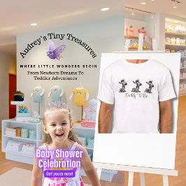 Zebra Baby Shower Cartoon verzaubert T-Shirt