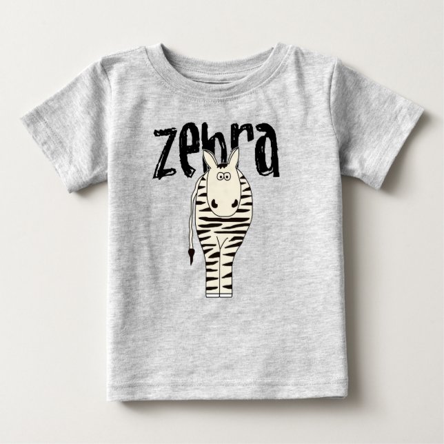 Zebra Baby T-shirt (Vorderseite)
