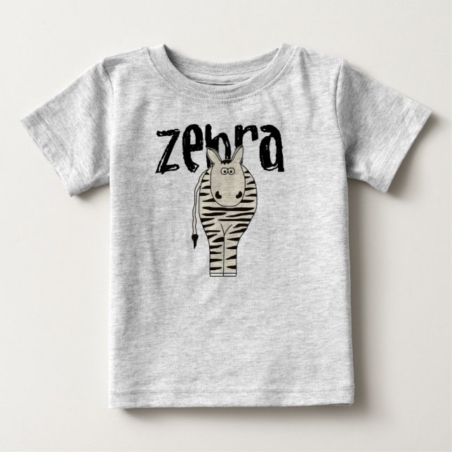 Zebra Baby T-shirt (Vorderseite)