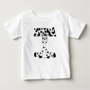 Zebra-Baby-T-Shirts und Geschenke Baby T-shirt