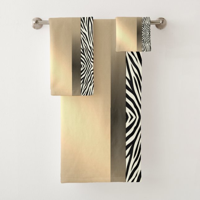 Zebra Badhandtuch Set (Insitu)