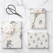 Zebra Ballon Partys CadeauPapiervellen Set