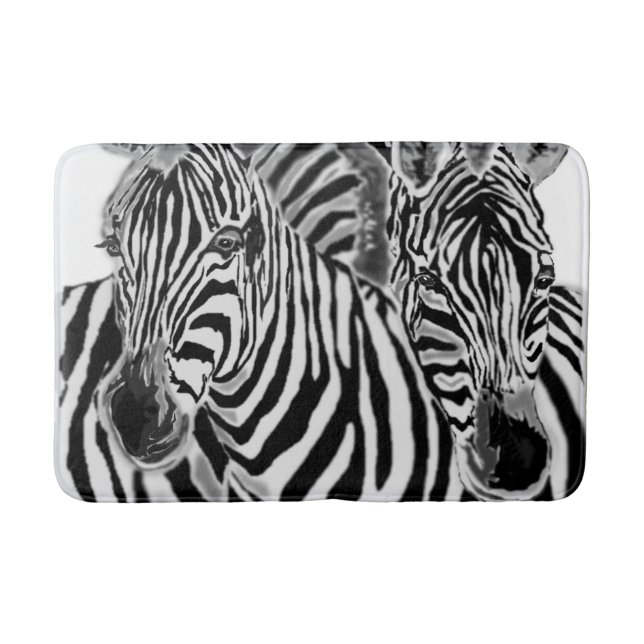 Zebra Bath Mat Badematte (Vorderseite)