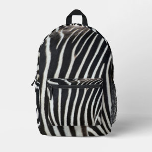 Zebra bedruckter rucksack