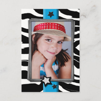 Zebra Birthday Karte