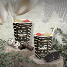 Zebra Birthday Paper Cup