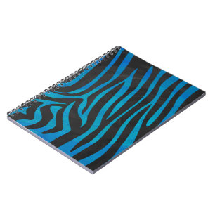 Zebra Black and Gray Print Notizblock