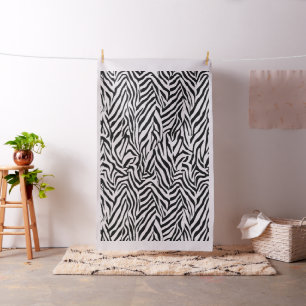 Zebra Black and White Stoff