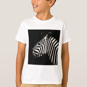 Zebra Black and White Stripes Animal T-Shirt