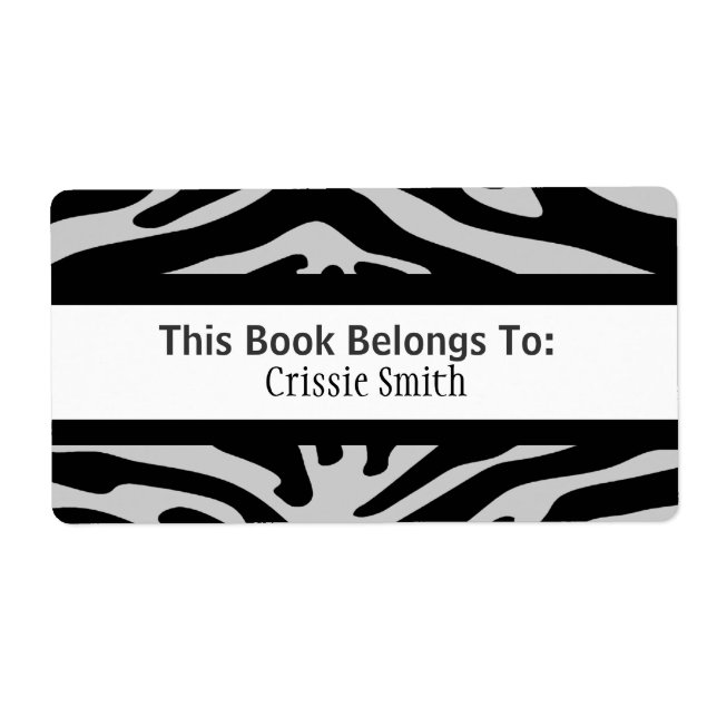 Zebra Black & Gray (Vorne)