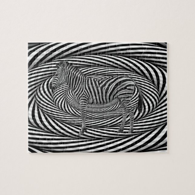Zebra blenden puzzle (Horizontal)