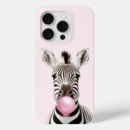 Zebra Blown Pink Bubble Gum Spielkunst Case-Mate iPhone Hülle
