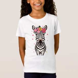 Zebra Blume Power T-Shirt