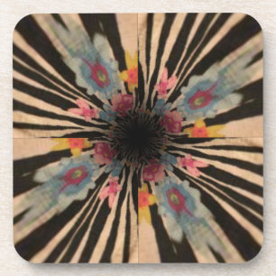 Zebra-Blume Untersetzer