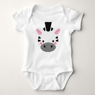 Zebra Bodysuit Baby Strampler