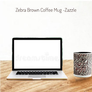 Zebra Brown Tasse