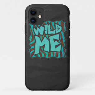 Zebra Brown und Aquamarin Wild Me Design Case-Mate iPhone Hülle