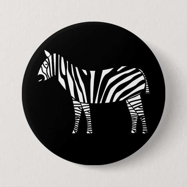 Zebra Button (Vorderseite)