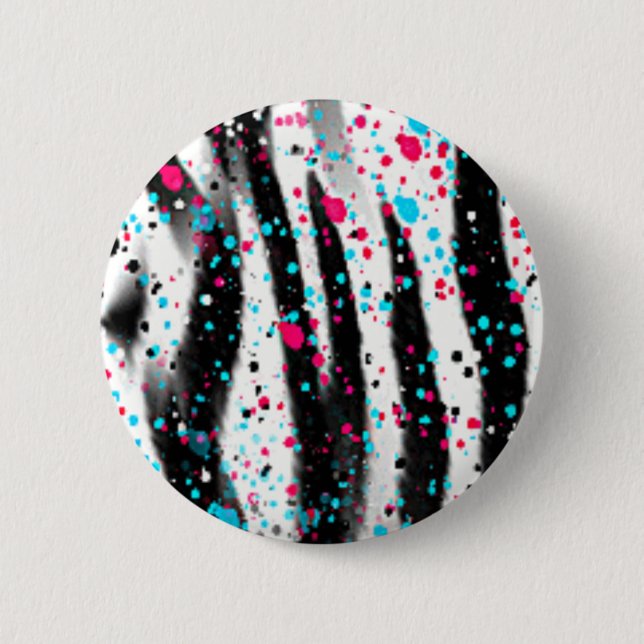 Zebra Button (Vorderseite)