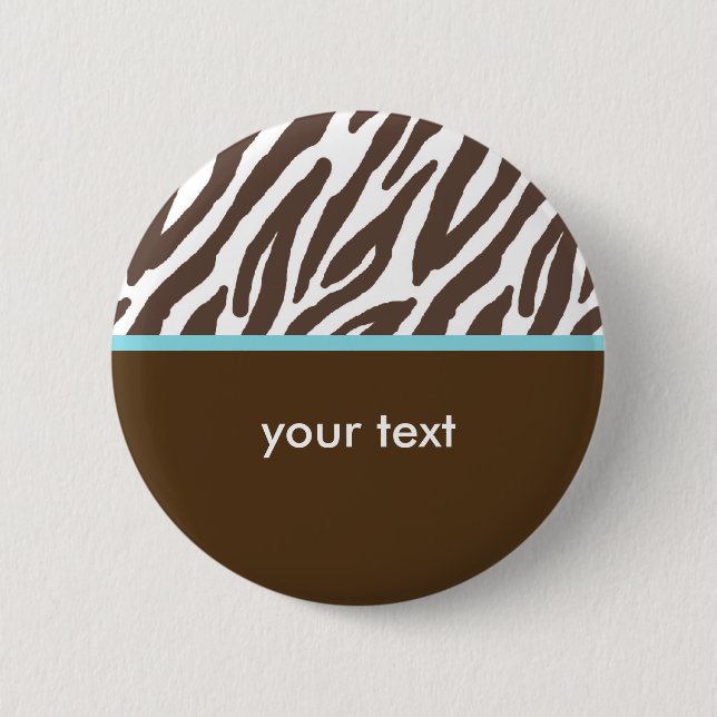 Zebra Button (Vorderseite)