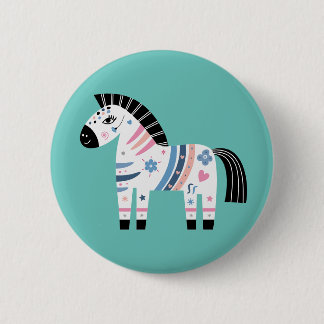 Zebra Button