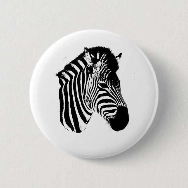 Zebra Button (Vorderseite)