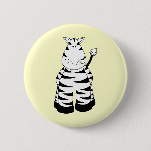 Zebra Button